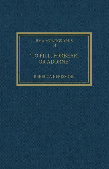 'To fill forbear or adorne'