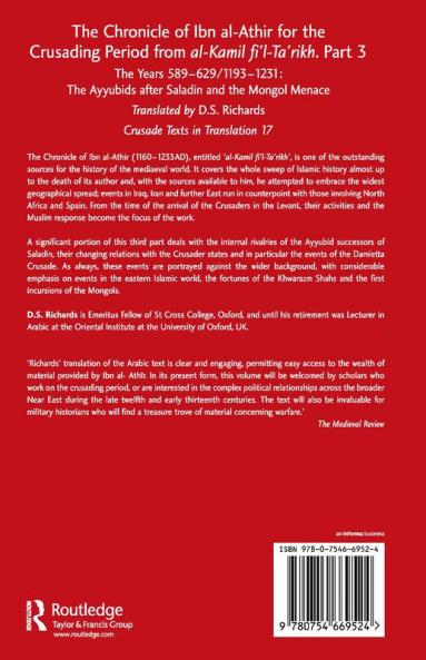 Chronicle of Ibn al-Athir for the Crusading Period from al-Kamil fi'l-Ta'rikh. Part 3