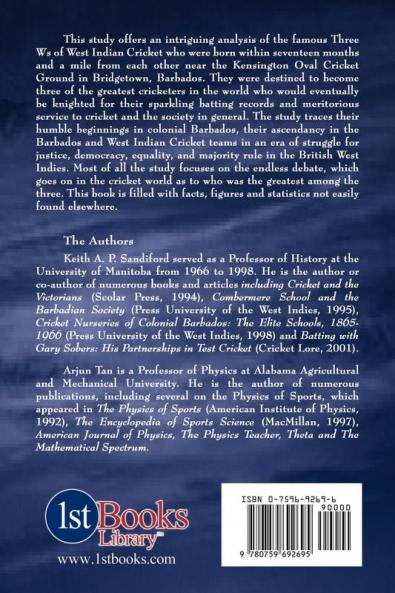 THE THREE Ws of West Indian Cricket