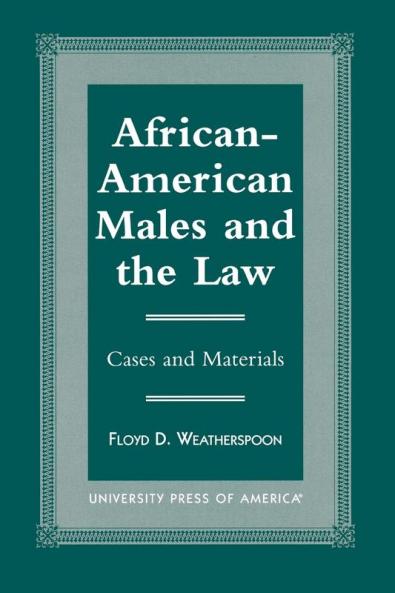 African-American Males and the Law
