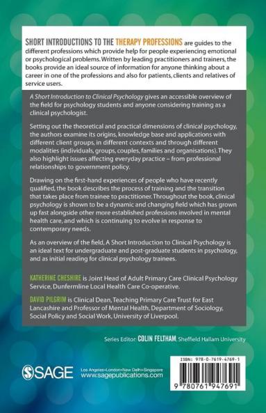 A Short Introduction to Clinical Psychology
