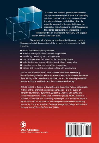 Handbook of Counselling in Organizations
