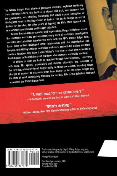 Whitey on Trial: Secrets Corruption and the Search for Truth