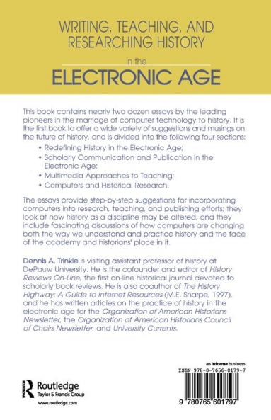 Writing Teaching and Researching History in the Electronic Age