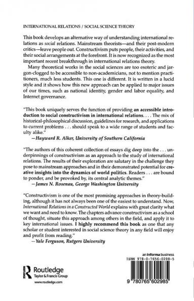 International Relations in a Constructed World