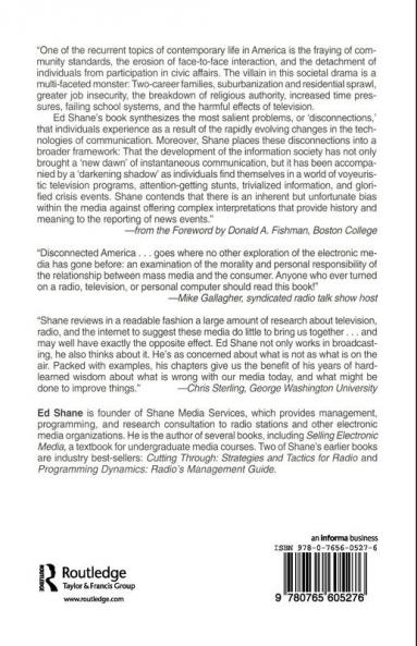 Disconnected America: The Future of Mass Media in a Narcissistic Society