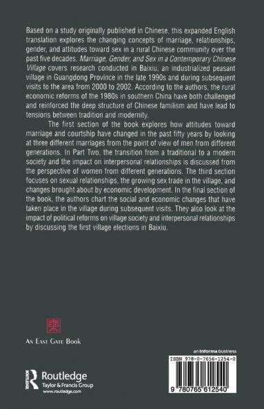 Marriage Gender and Sex in a Contemporary Chinese Village