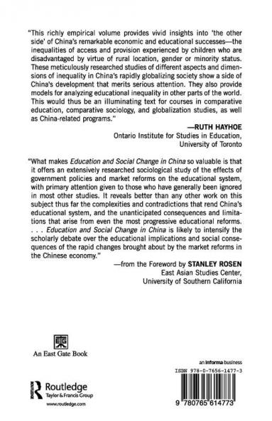 Education and Social Change in China