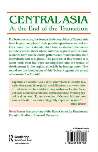 Central Asia at the End of the Transition