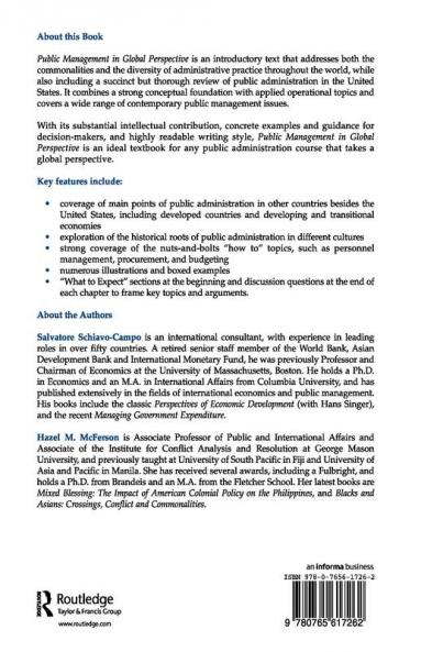 Public Management in Global Perspective