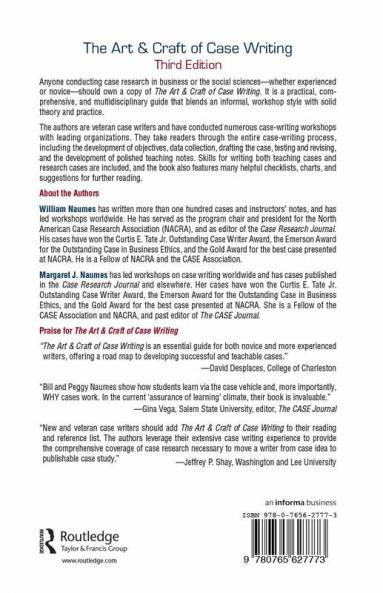Art and Craft of Case Writing