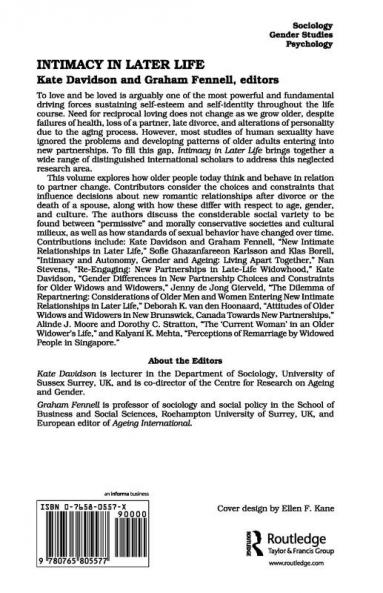 Intimacy in Later Life