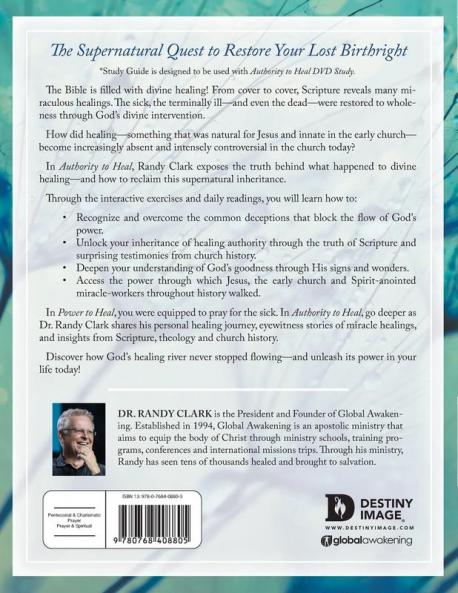 Authority to Heal Study Guide
