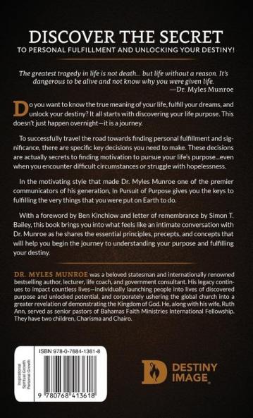 In Pursuit of Purpose
