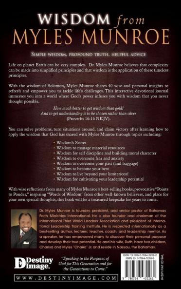 Wisdom from Myles Munroe