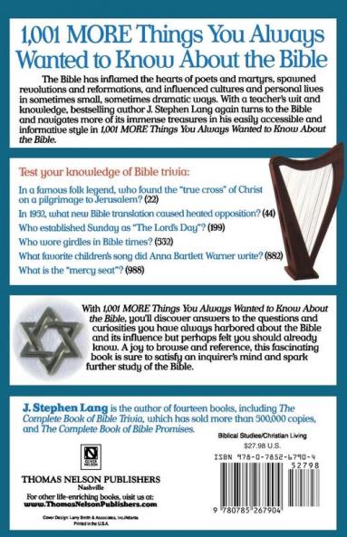1001 More Things You Always Wanted to Know about the Bible