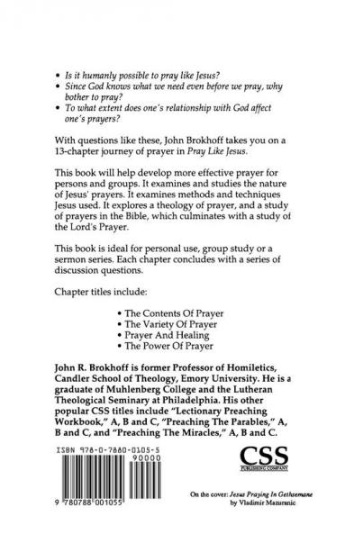 Pray Like Jesus