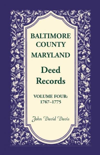 Baltimore County Maryland Deed Records Volume 4