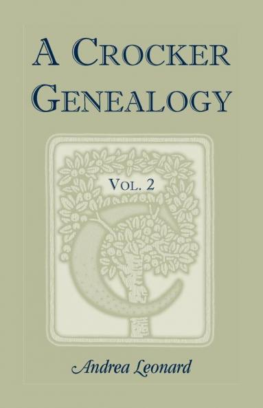 A Crocker Genealogy Volume 2