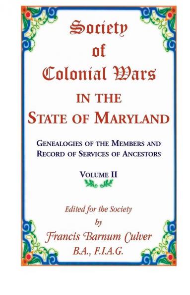 Society of Colonial Wars in the State of Maryland