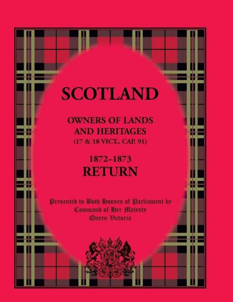 Scotland Owners of Lands and Heritages (17 and 18 Vict. Cap. 91) 1872-1873 Return