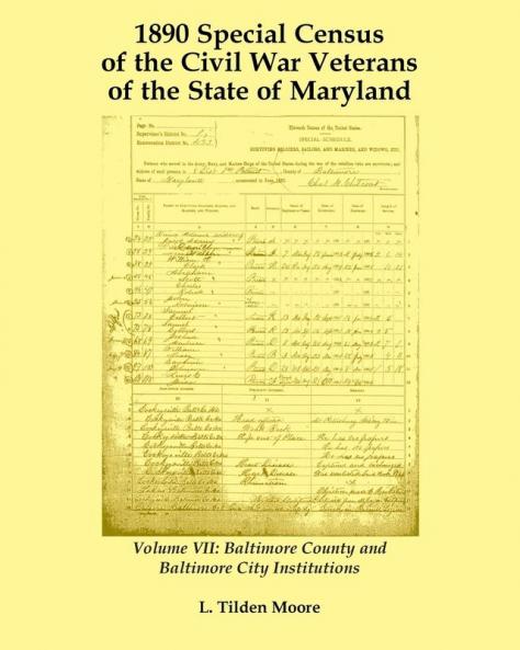 1890 Special Census of the Civil War Veterans of the State of Maryland