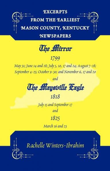 Excerpts from the Earliest Mason County Kentucky Newspapers