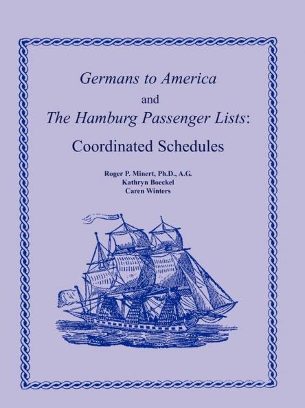 Germans to America and the Hamburg Passenger Lists