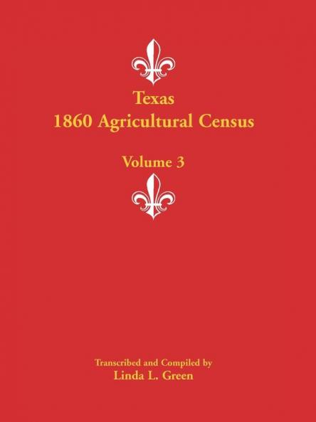 Texas 1860 Agricultural Census