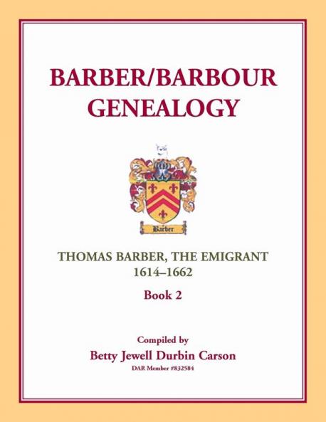 Barber/Barbour Genealogy
