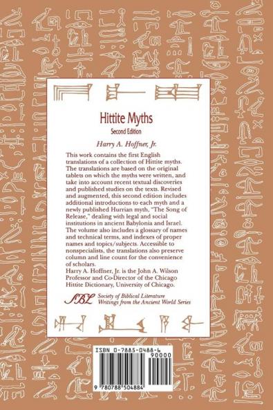 Hittite Myths Second Edition