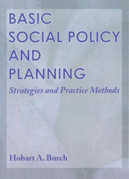 Basic Social Policy and Planning
