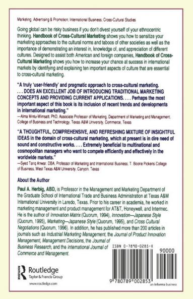 Handbook of Cross-Cultural Marketing