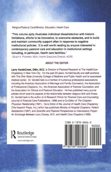 Contract Pastoral Care and Education