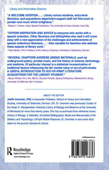 Out-of-Print and Special Collection Materials