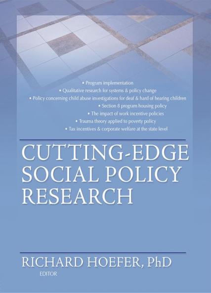 Cutting-Edge Social Policy Research