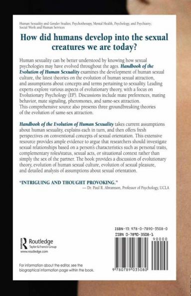 Handbook of the Evolution of Human Sexuality