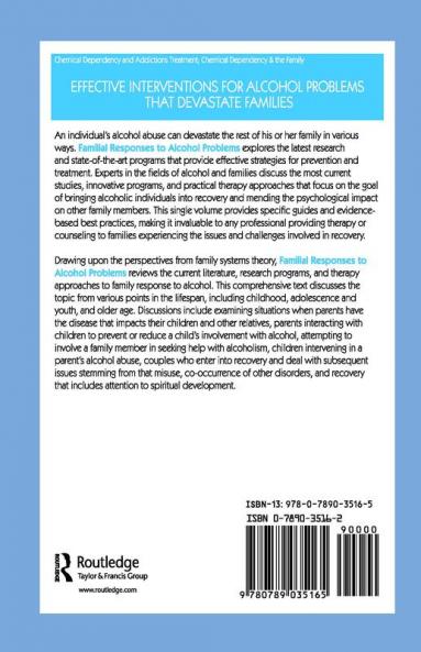 Familial Responses to Alcohol Problems