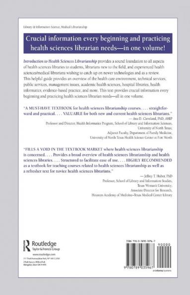 Introduction to Health Sciences Librarianship