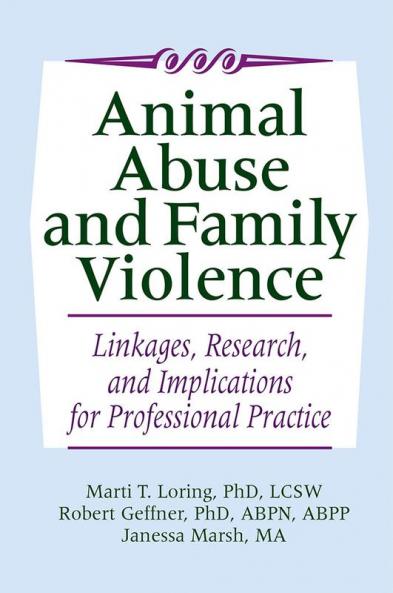 Animal Abuse and Family Violence