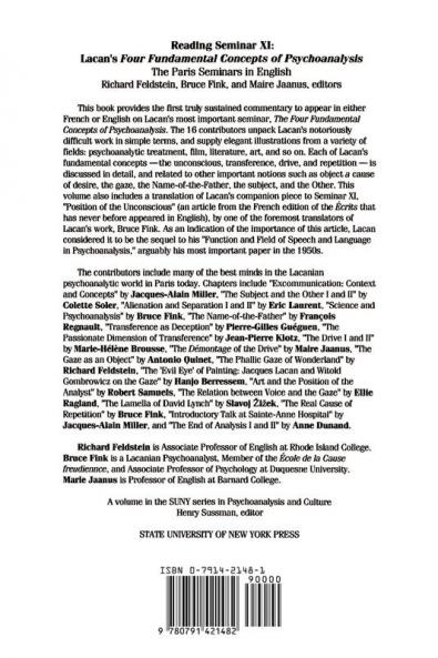 Reading Seminar XI