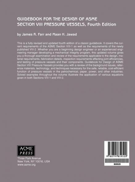 Guidebook for the Design of ASME Section VIII Pressure Vessels