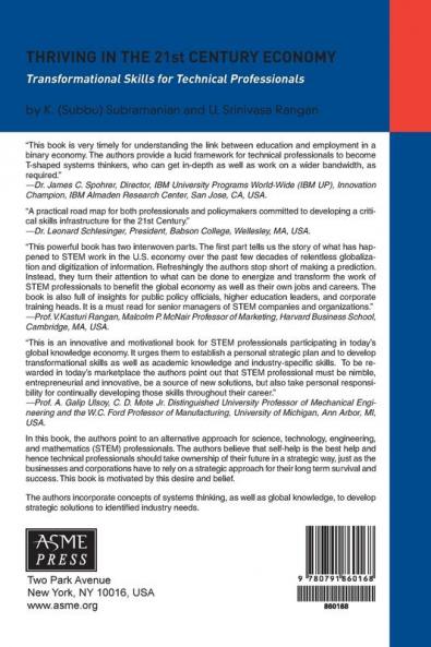 Thriving in the 21st Century Economy: Transformational Skills for Technical Professionals (Technical Manager's Survival Guides)