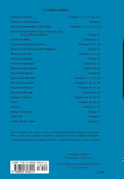 Luther's Works Volume 44