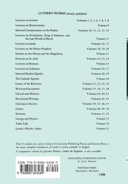 Luther's Works Volume 48