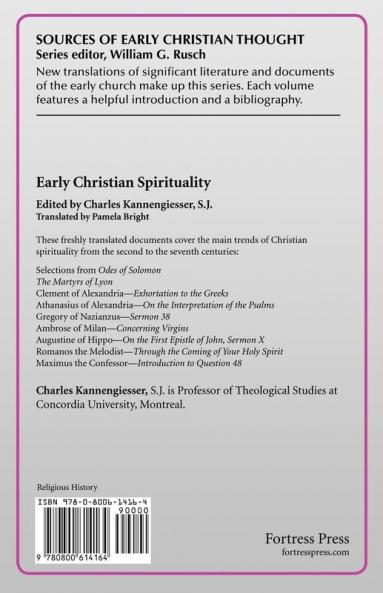 Early Christian Spirituality (Sources of Early Christian Thought)