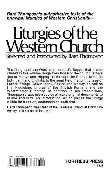 Liturgies of the Western Churc