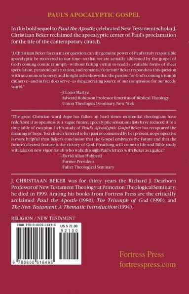 Paul's Apocalyptic Gospel: The Coming Triumph of God