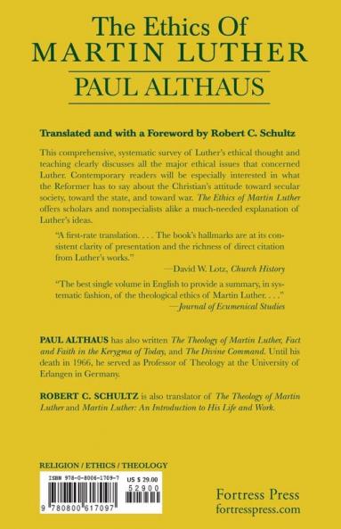 The Ethics of Martin Luther