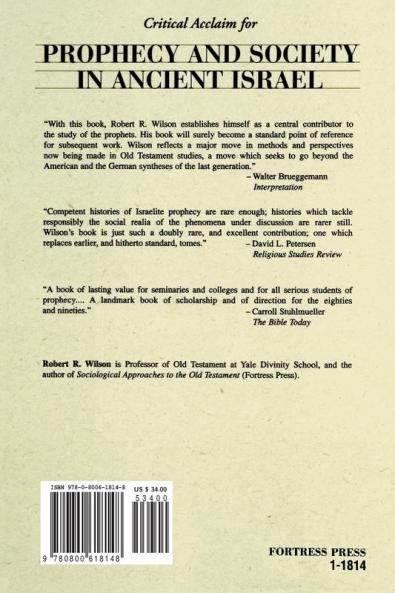 Prophecy and Society in Ancien